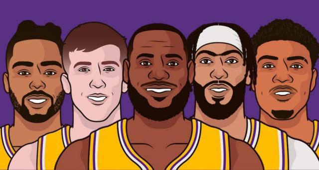 PP电子官方-浓眉打中锋！湖人新帅公布预计首发：上赛季18胜6负